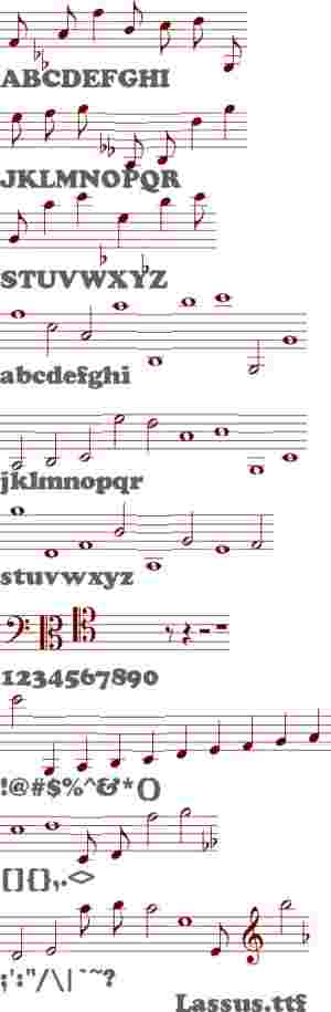 music notation font
