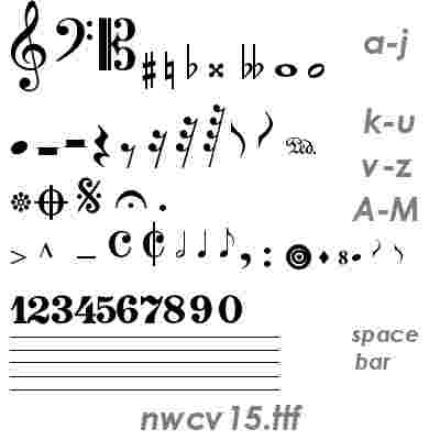 music font